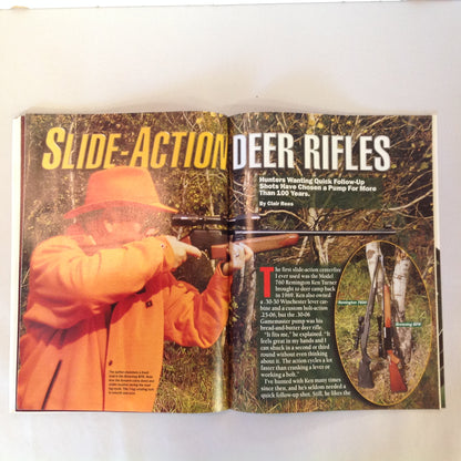 Vintage Feb 201 Guns & Ammo Magazine The Pump Rifle Last Roundup Closet Gun Safe