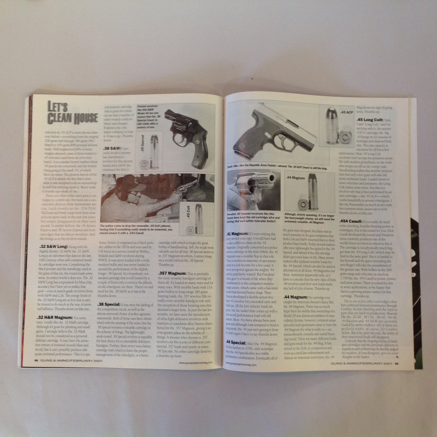 Vintage Feb 201 Guns & Ammo Magazine The Pump Rifle Last Roundup Closet Gun Safe