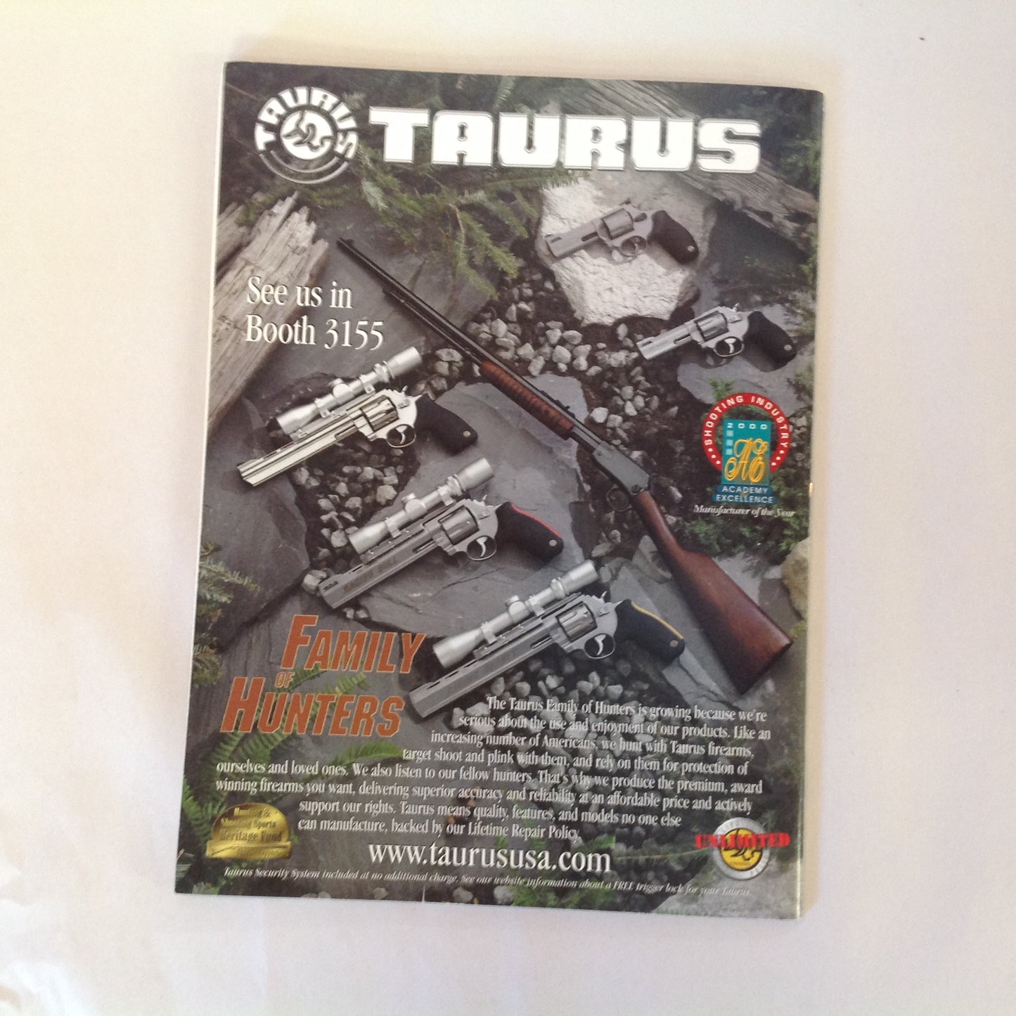 Vintage Feb 201 Guns & Ammo Magazine The Pump Rifle Last Roundup Closet Gun Safe