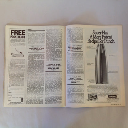 Vintage Jun 1988 Guns & Ammo Magazine New HK Multi-Caliber Mini P7 Firearms Curios Police Gun Laws