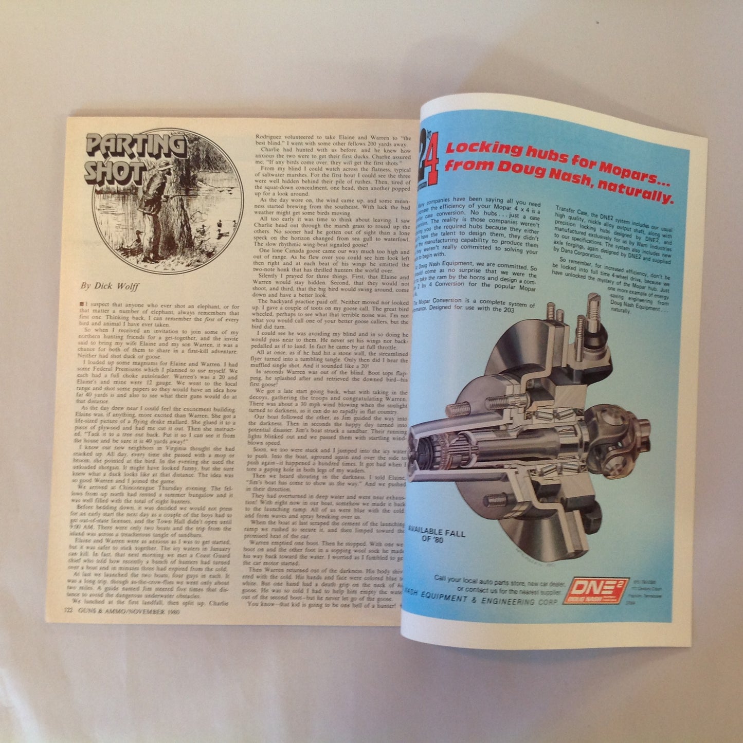 Vintage Nov 1980 Guns & Ammo Magazine Beretta Whitetail Deer Rifles Peacemaker Model 73 Hunting Loads Reagan Gun Control