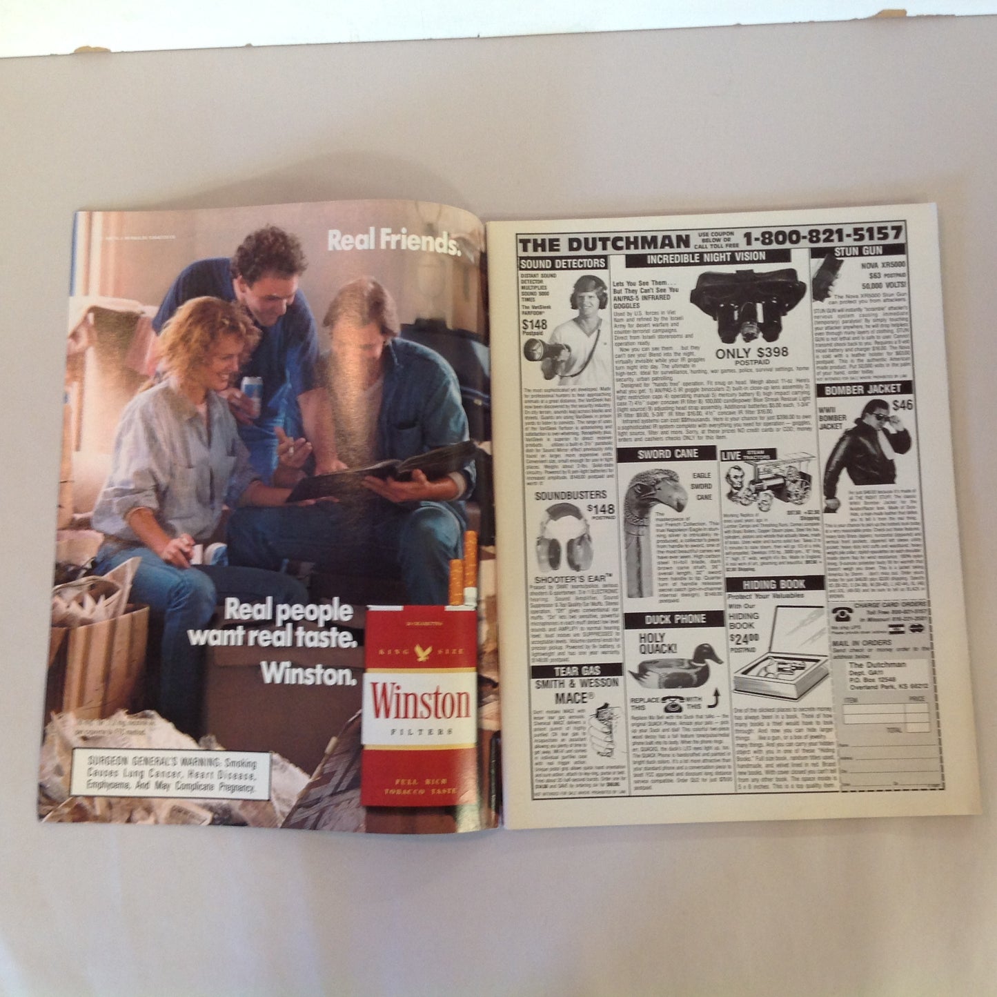 Vintage Nov 1987 Guns & Ammo Magazine All New Ruger Super Redhawk Ultimate Rifles Side By Side Shotguns