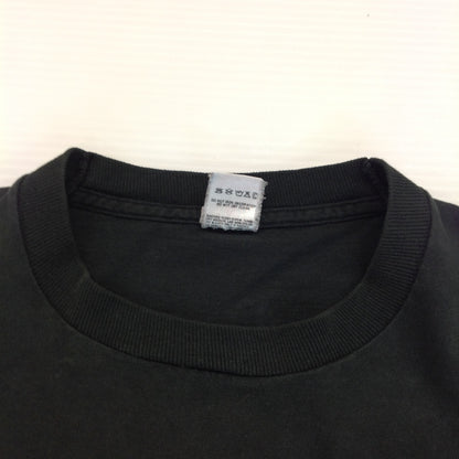 Vintage 1990's Georgetown University Black T-Shirt Large Fruit of the Loom FoTL Bulldog Graphics