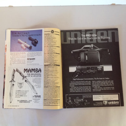 Vintage Nov 1987 Guns & Ammo Magazine All New Ruger Super Redhawk Ultimate Rifles Side By Side Shotguns