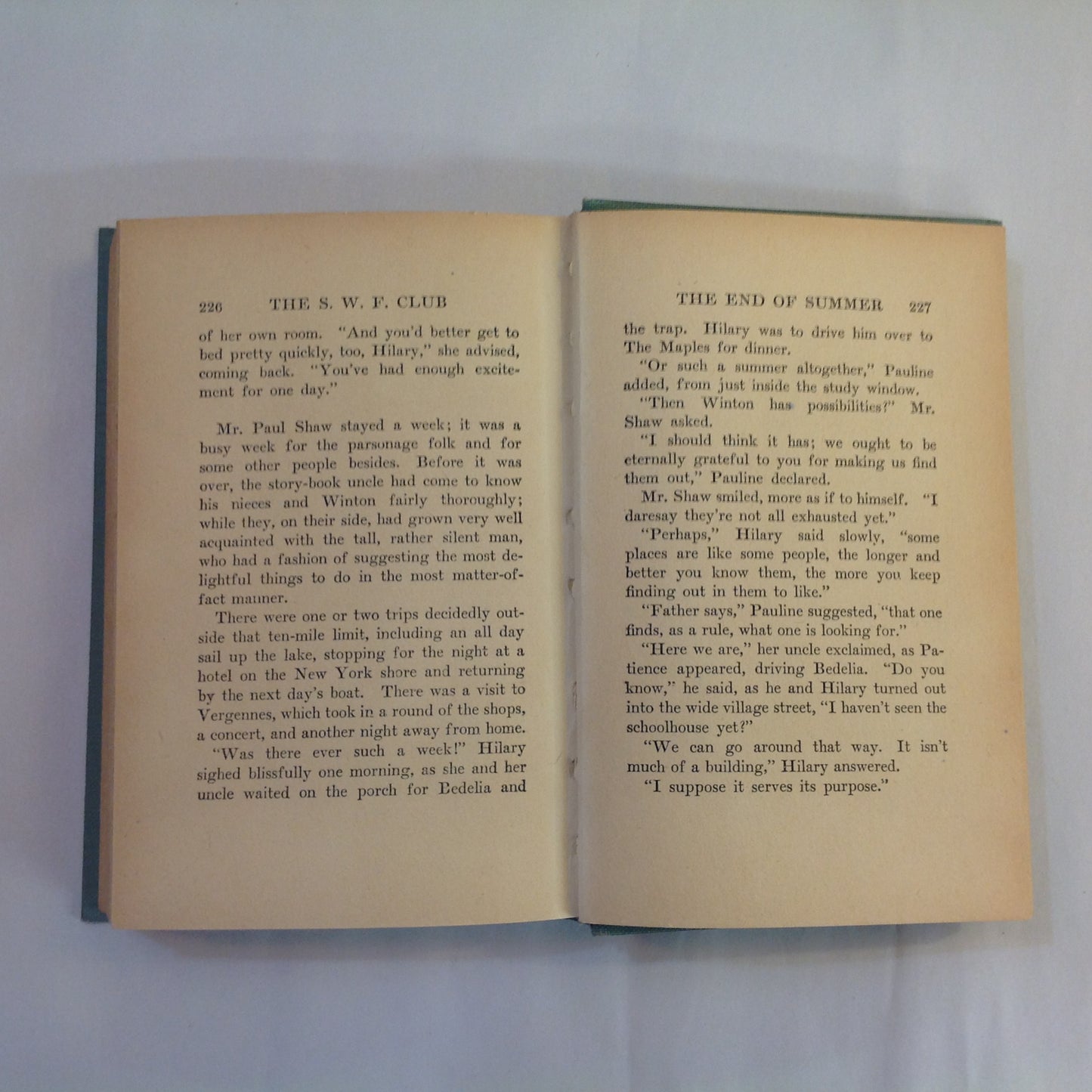 Antique 1912 Hardcover The S.W.F. Club Caroline E. Jacobs Goldsmith First