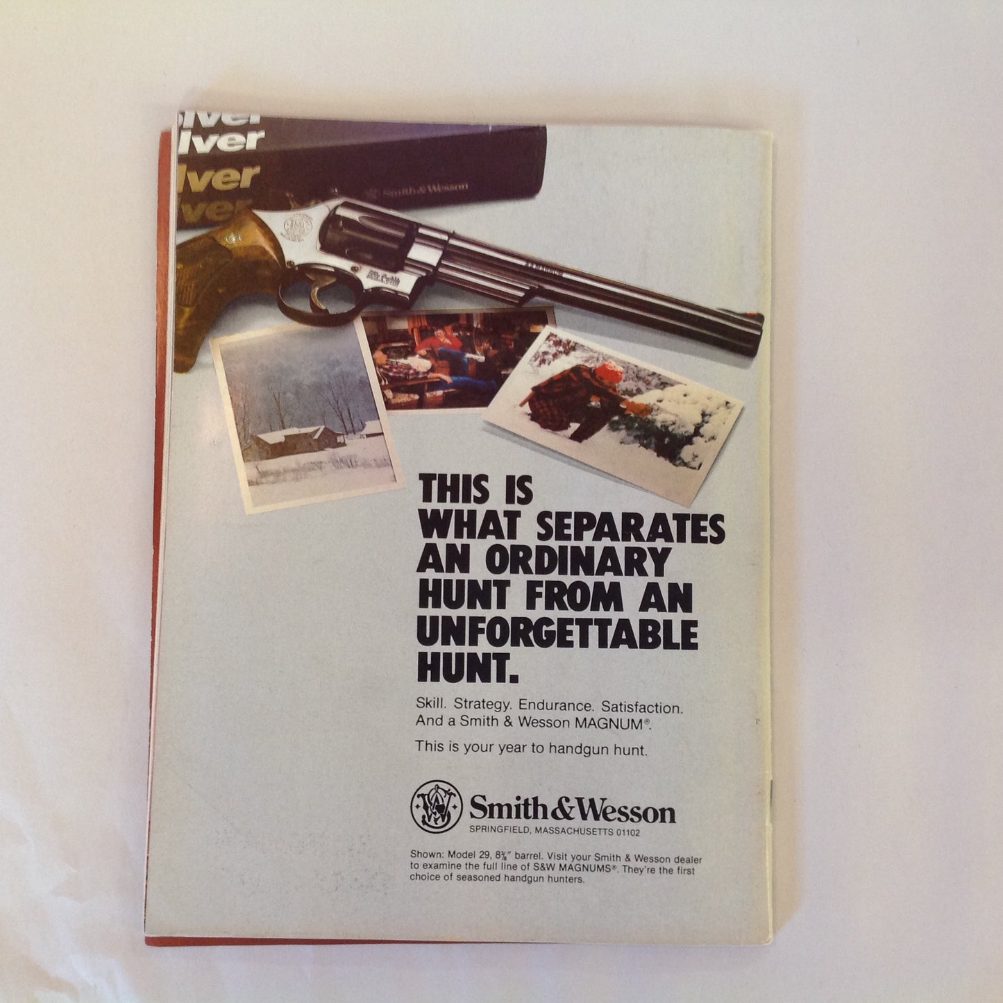 Vintage Nov 1987 Guns & Ammo Magazine All New Ruger Super Redhawk Ultimate Rifles Side By Side Shotguns