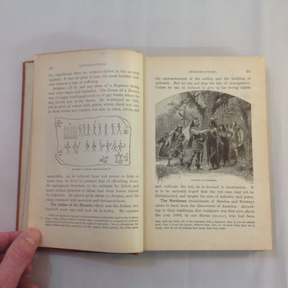 Antique 1913 Hardcover Barnes Historical Series: A Brief History of the United States American Book Company