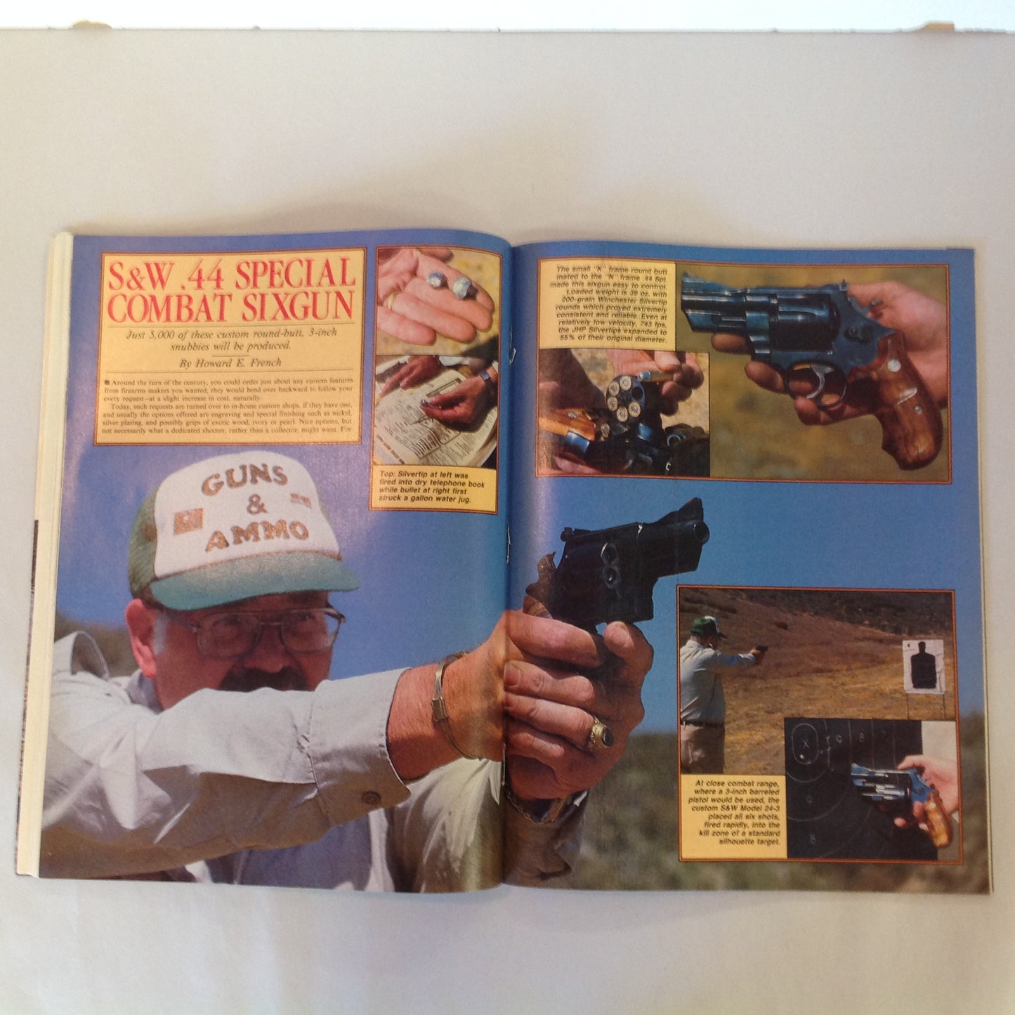 Vintage Dec 1984 Guns & Ammo Magazine S&W Custom Combat .44 Special Big Bore Varmint Rifles