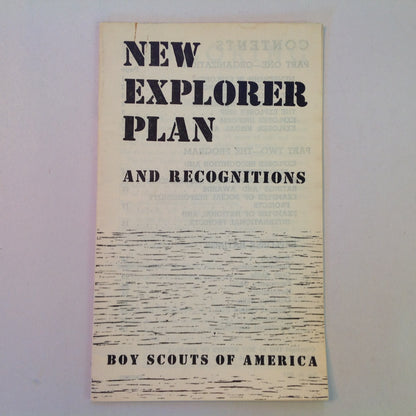 Vintage 1949 Boy Scouts of America BSA New Explorer Plan and Recognitions Handbook