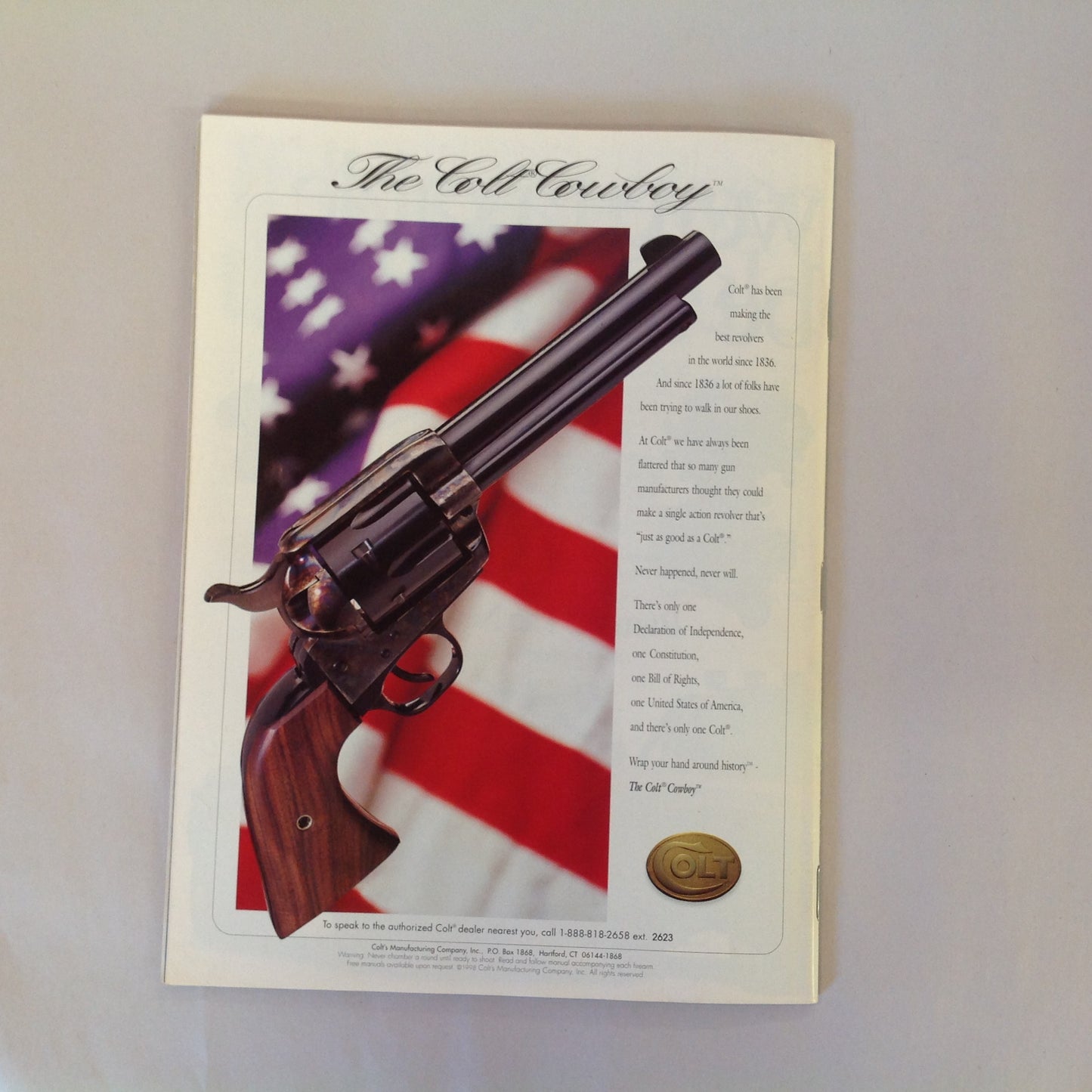 Vintage Dec 1998 Guns & Ammo Magazine 40th Anniversary Holiday Gun Gift Guide Para-Ord Walther