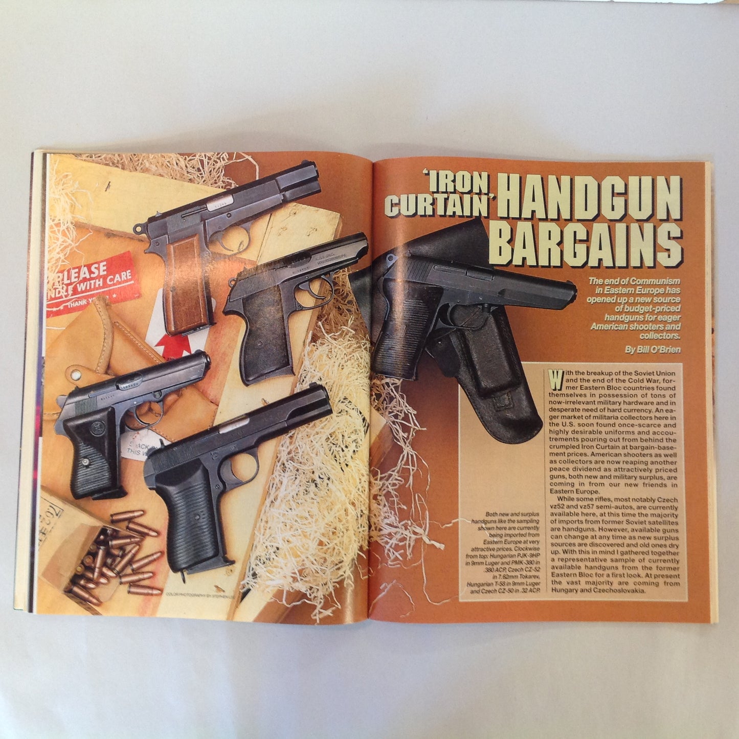 Vintage Feb 1993 Guns & Ammo Magazine New for 93 Special Shot Show Issue