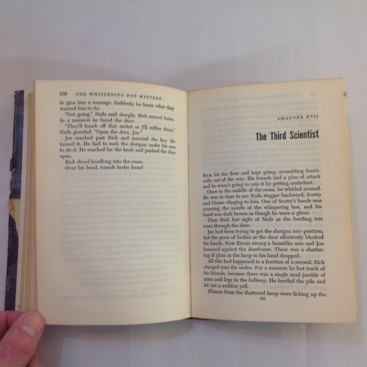 Vintage 1948 Hardcover The Whispering Box Mystery: A Rick Brant Science-Adventure Story John Blaine