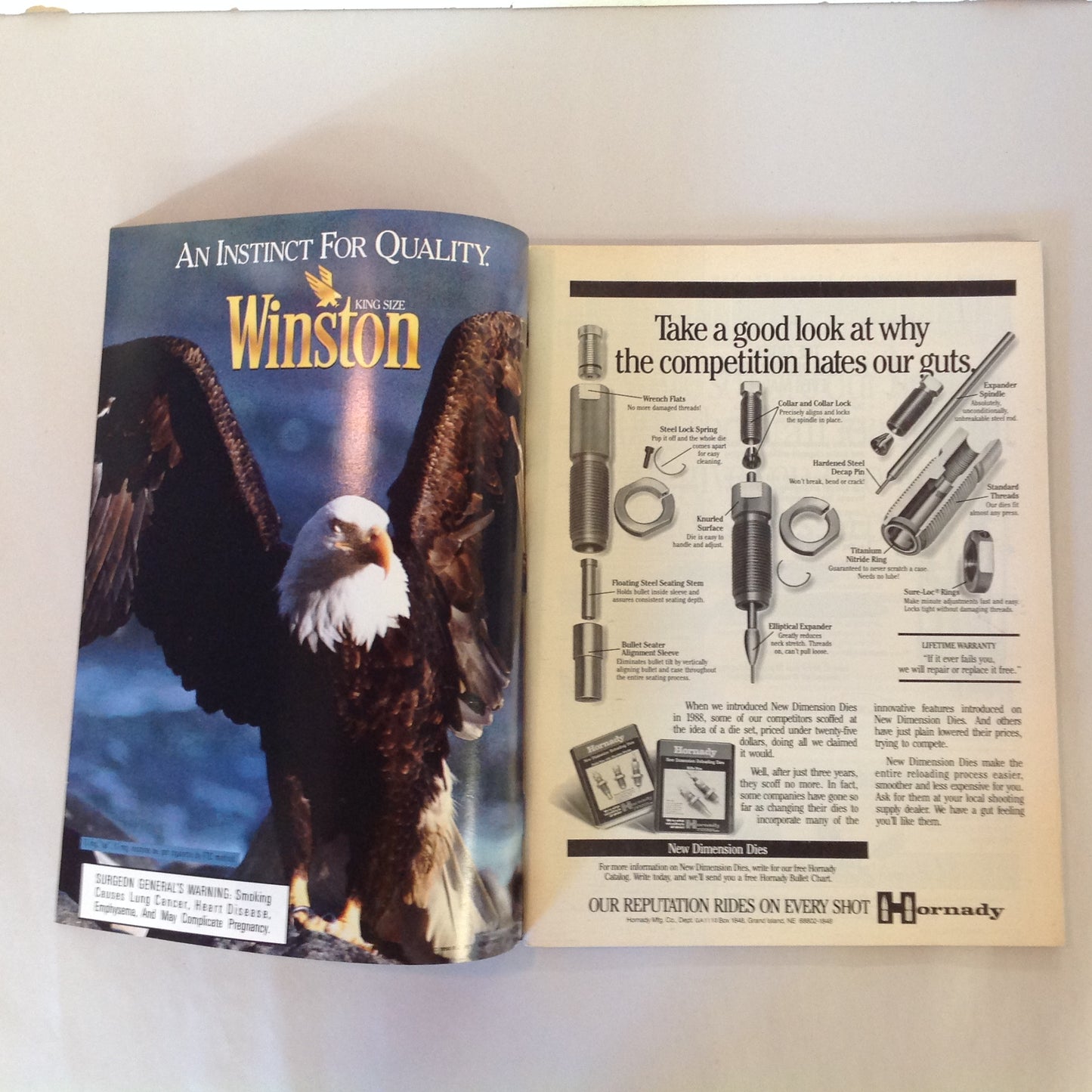 Vintage Nov 1990 Guns & Ammo Magazine New Breed Double-Action Only Autos Pro Gun Voting Guide