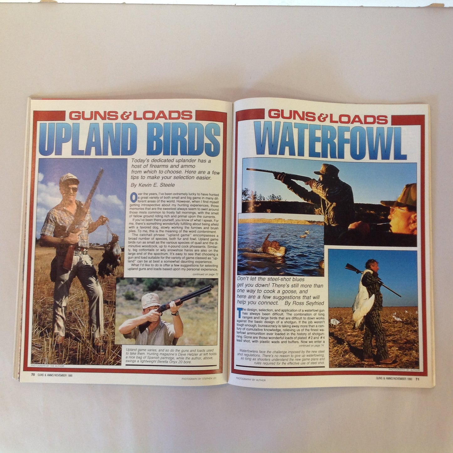 Vintage Nov 1990 Guns & Ammo Magazine New Breed Double-Action Only Autos Pro Gun Voting Guide