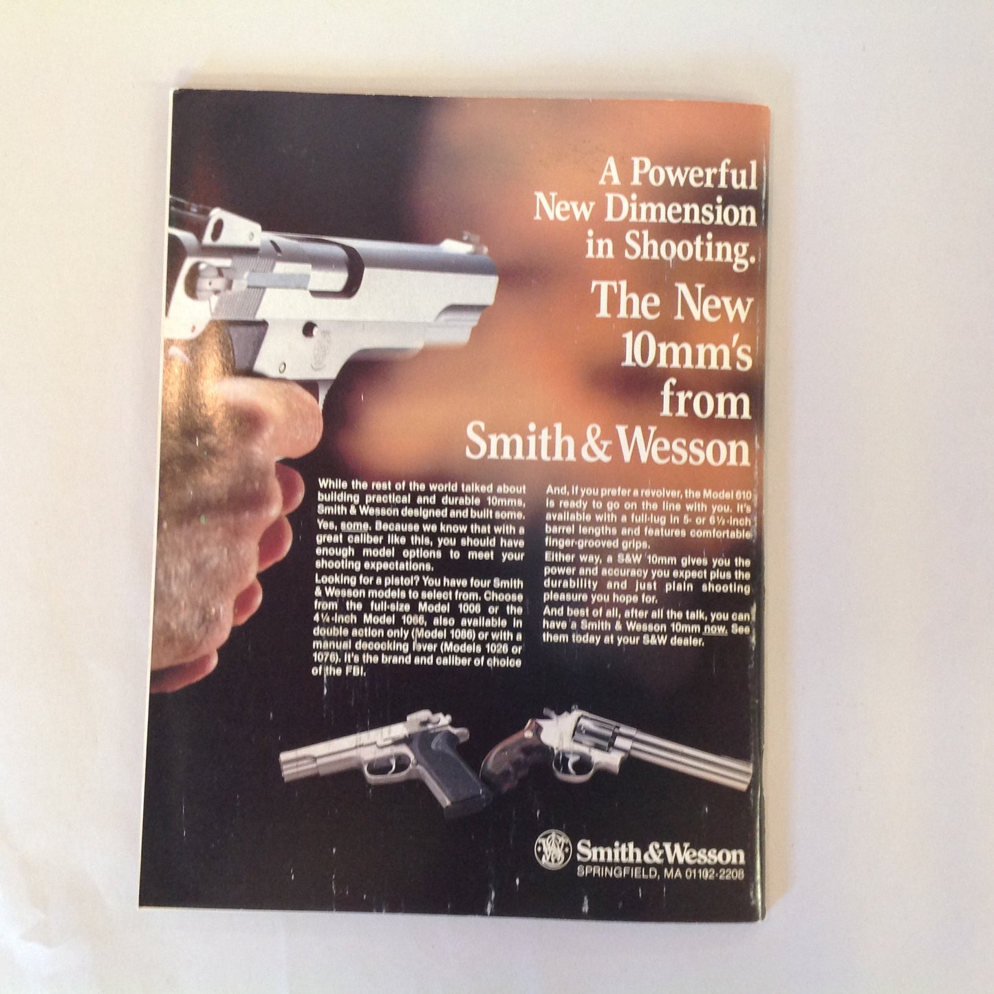 Vintage Nov 1990 Guns & Ammo Magazine New Breed Double-Action Only Autos Pro Gun Voting Guide