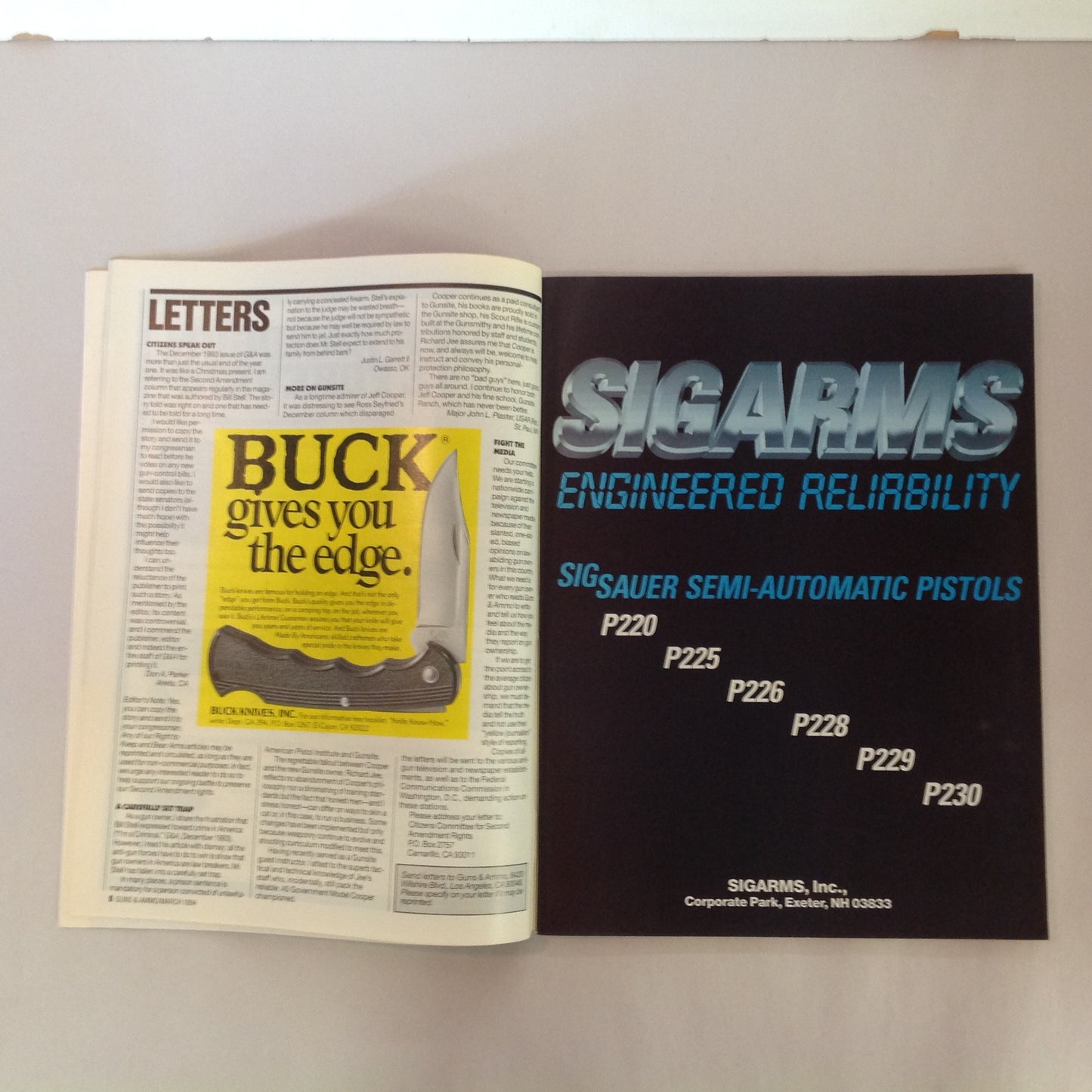 Vintage Mar 1994 Guns & Ammo Magazine Monster Magnums Astra's New Ultralight