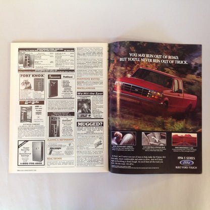 Vintage Mar 1994 Guns & Ammo Magazine Monster Magnums Astra's New Ultralight