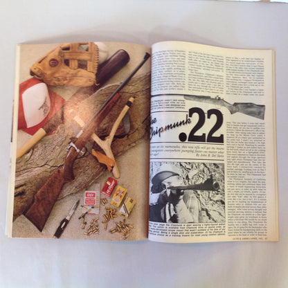 Vintage Apr 1982 Guns & Ammo Magazine Llama's Long Tom .44 Magnum .22 Chipmunk .450 G&A