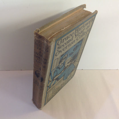 Antique 1914 Hardcover Grace Harlowe's Second Year at Overton College (The College Girls Series) Jessie Graham Flower, AM