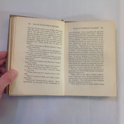 Antique 1914 Hardcover Grace Harlowe's Second Year at Overton College (The College Girls Series) Jessie Graham Flower, AM