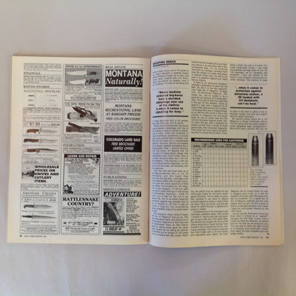 Vintage Feb 1991 Guns & Ammo Magazine Ultra-Compact 40 Point-Shoot A Handgun Double-Duty Shotguns