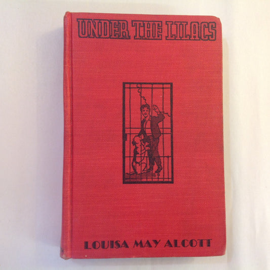 Vintage 1930's Hardcover Under the Lilacs Louisa May Alcott Goldsmith New One Volume Edition