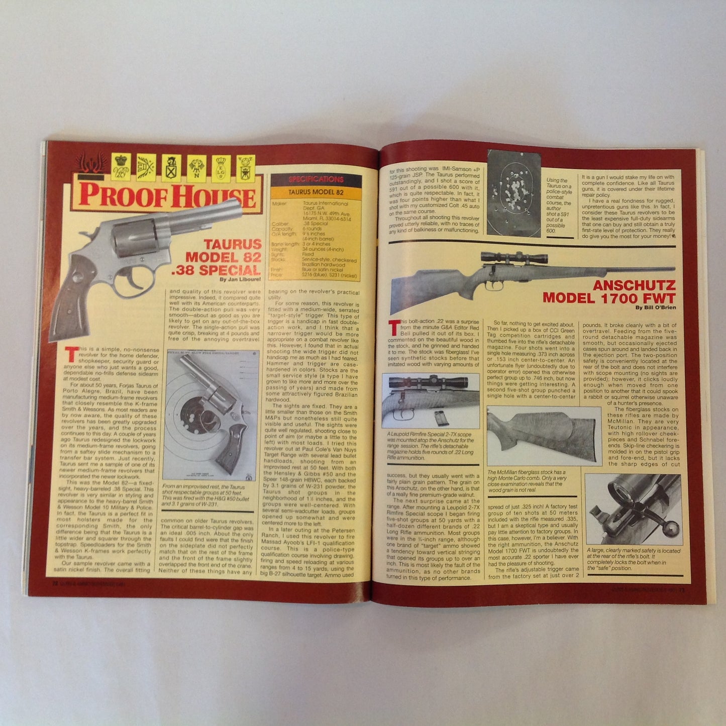 Vintage Nov 1991 Guns & Ammo Magazine 21st Century Assault Rifles Handgun Firepower Shooting Colt