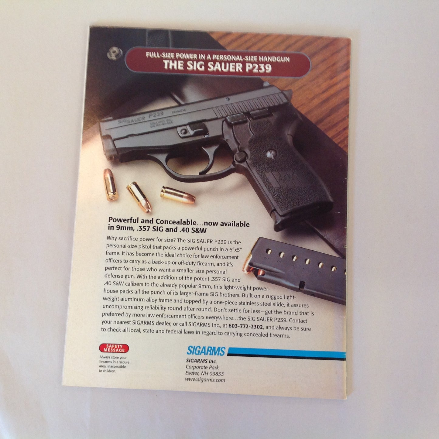 Vintage Feb 1998 Guns & Ammo Magazine 40th Anniversary New for 98