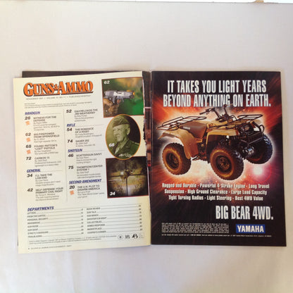 Vintage Nov 1997 Guns & Ammo Magazine Charlton Heston UN Plot to Disarm America Patton's Lost Pistols