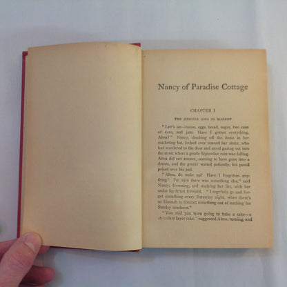 Antique 1921 Hardcover Nancy of Paradise Cottage Shirley Watkins Goldsmith First