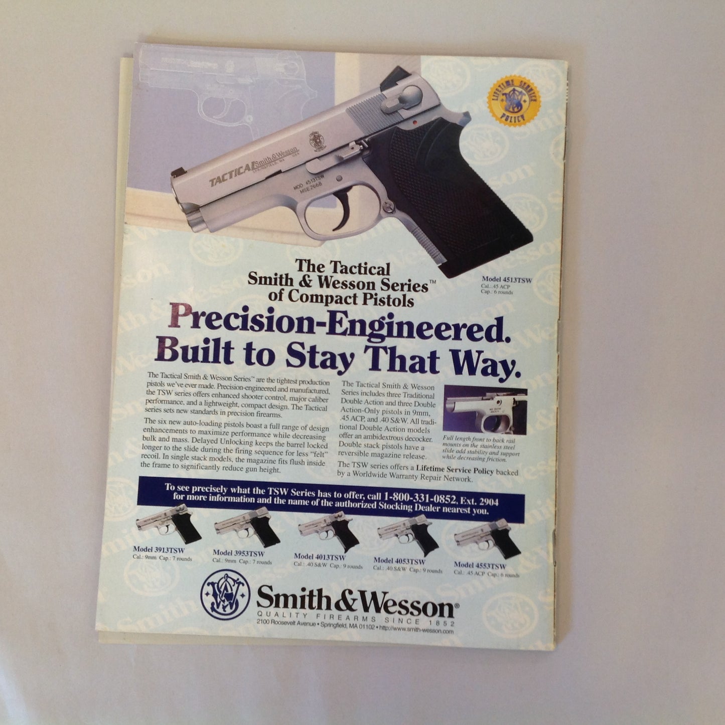 Vintage Nov 1997 Guns & Ammo Magazine Charlton Heston UN Plot to Disarm America Patton's Lost Pistols