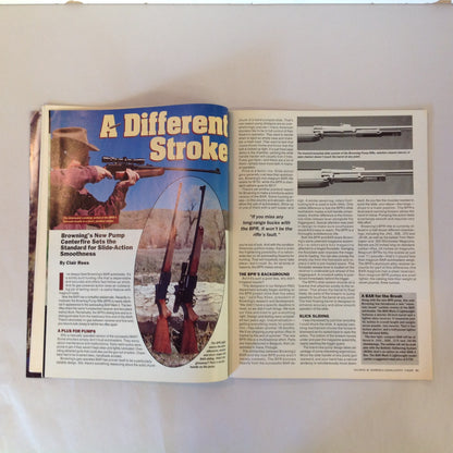 Vintage Jan 1998 Guns & Ammo Magazine 40th Anniversary First Look New Guns Semi-Auto Belt-Fed .50 BMG