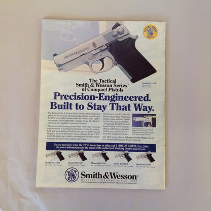 Vintage Jan 1998 Guns & Ammo Magazine 40th Anniversary First Look New Guns Semi-Auto Belt-Fed .50 BMG