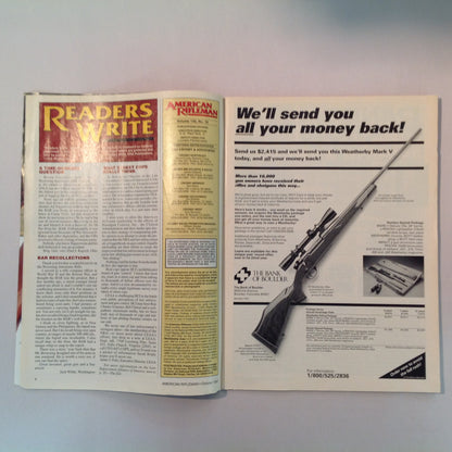 Vintage Oct 1997 American Rifleman Magazine Browning's Superposed Capstick Lost Story