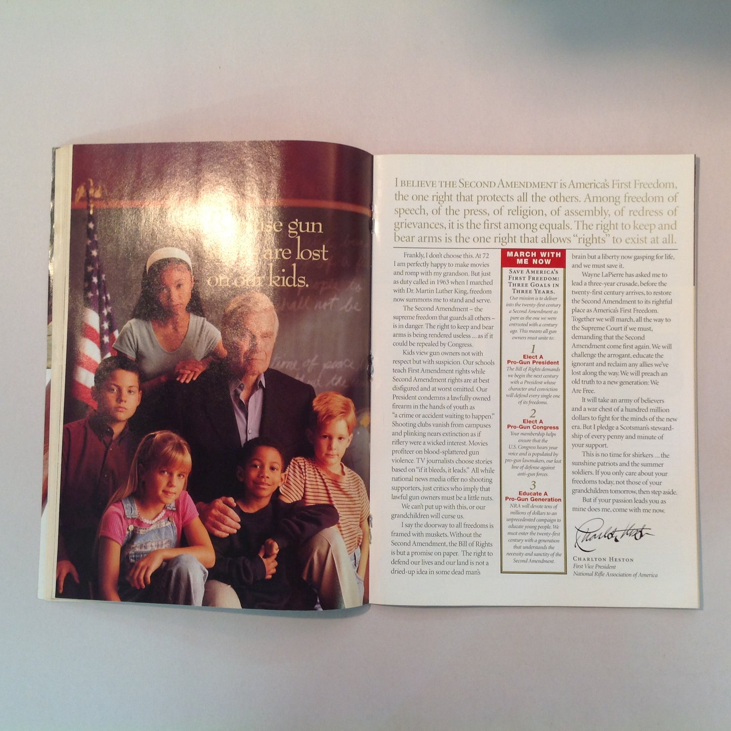 Vintage Oct 1997 American Rifleman Magazine Browning's Superposed Capstick Lost Story