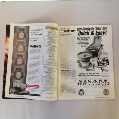 Vintage Apr 1998 Guns & Ammo Magazine 40th Anniversary Mini Sniper Torture Test NAA Guardian Vampire Gun