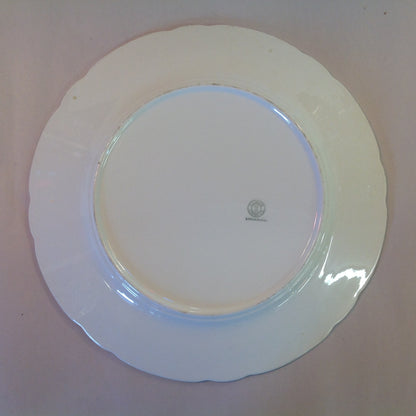 Vintage Mid Century White Porcelain Large Plate Zion Ware Restaurant Coffee Diner