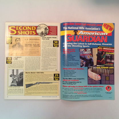 Vintage Oct 1997 American Rifleman Magazine Browning's Superposed Capstick Lost Story