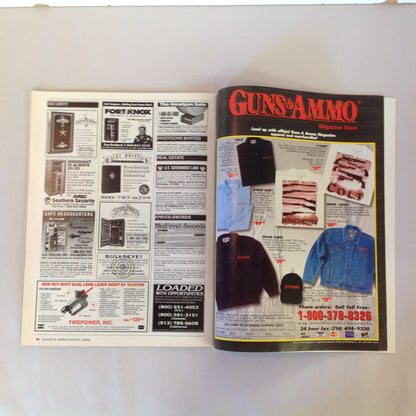 Vintage Apr 1998 Guns & Ammo Magazine 40th Anniversary Mini Sniper Torture Test NAA Guardian Vampire Gun