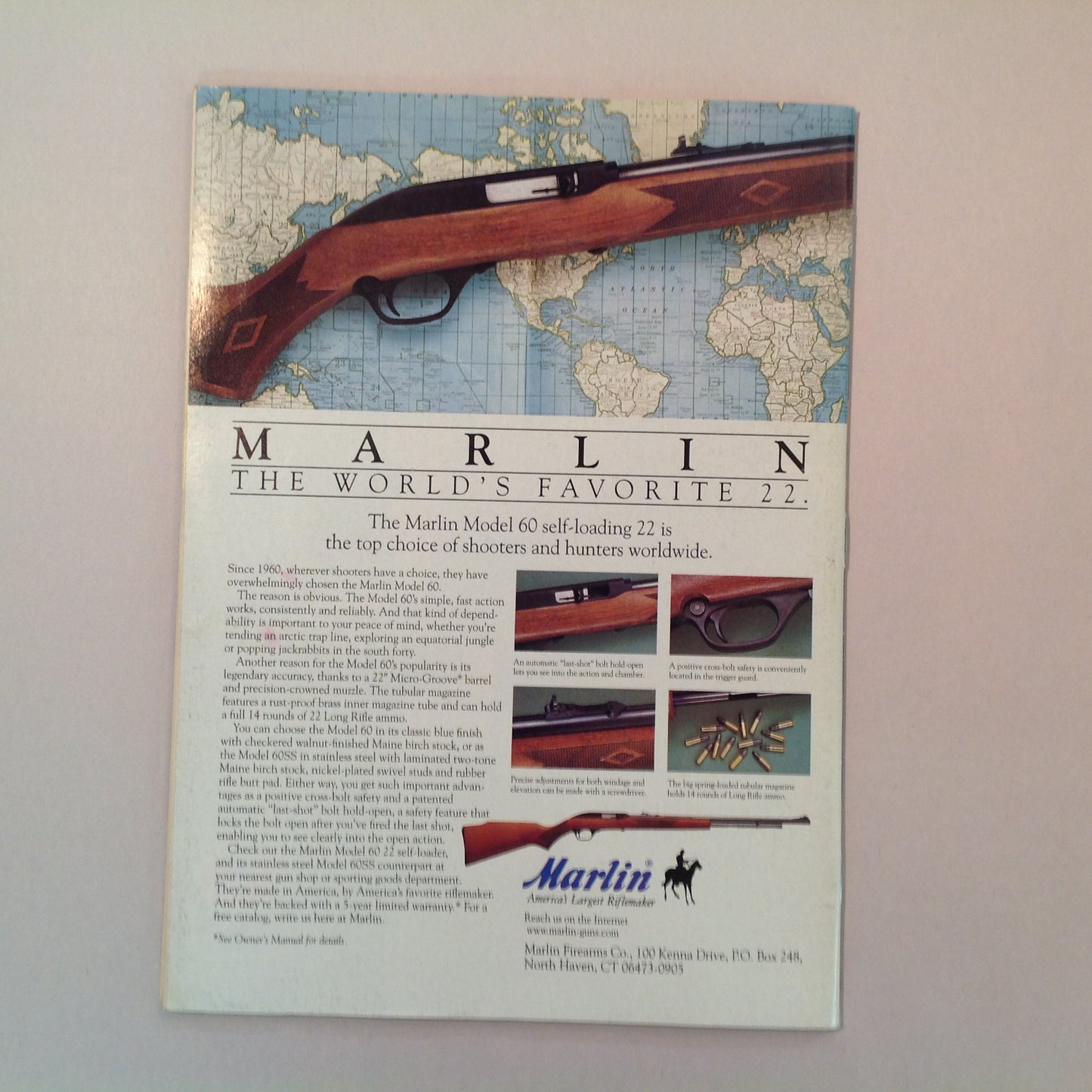 Vintage Oct 1997 American Rifleman Magazine Browning's Superposed Capstick Lost Story