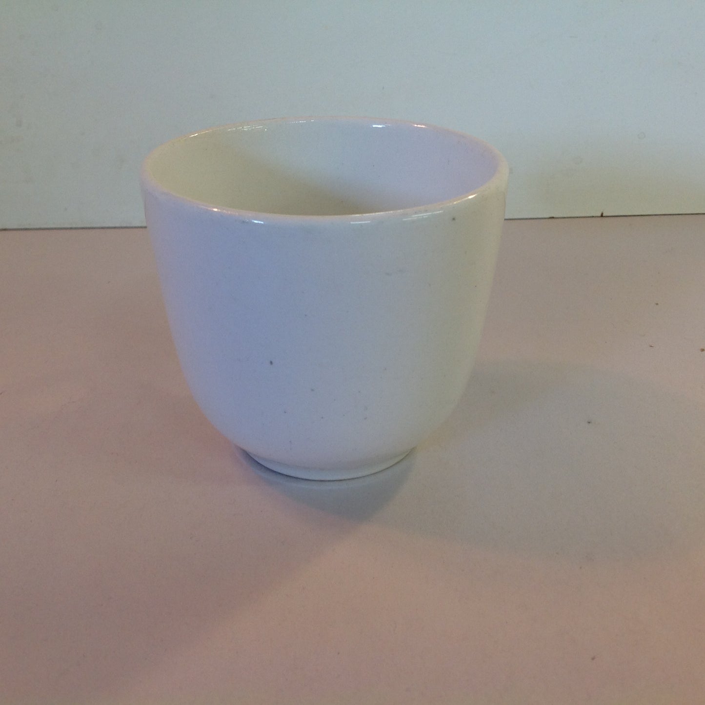 Vintage Mid Century White Porcelain Mug Zion Ware Restaurant Coffee Diner