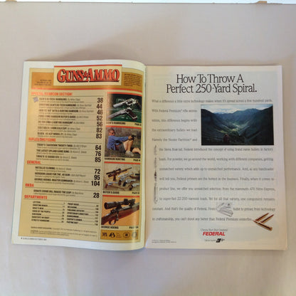 Vintage Oct 1991 Guns & Ammo Magazine Special Handguns Issue