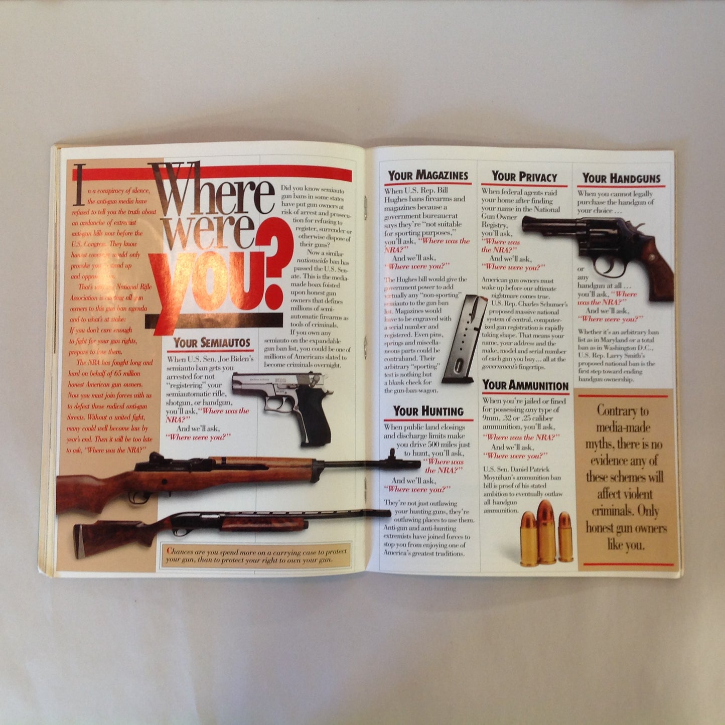 Vintage Oct 1991 Guns & Ammo Magazine Special Handguns Issue