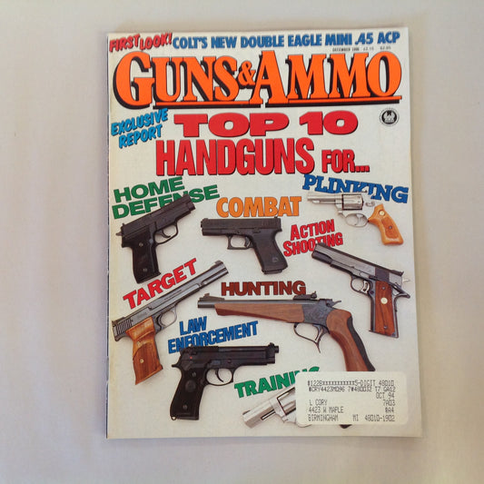 Vintage Dec 199 Guns & Ammo Magazine Exclusive Report: Top 10 Handguns