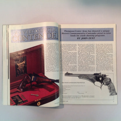 Vintage Sep 1986 American Rifleman Magazine Exploded Views: Colt 1902 Marine Marksmanship Muzzleloading Shotgunning