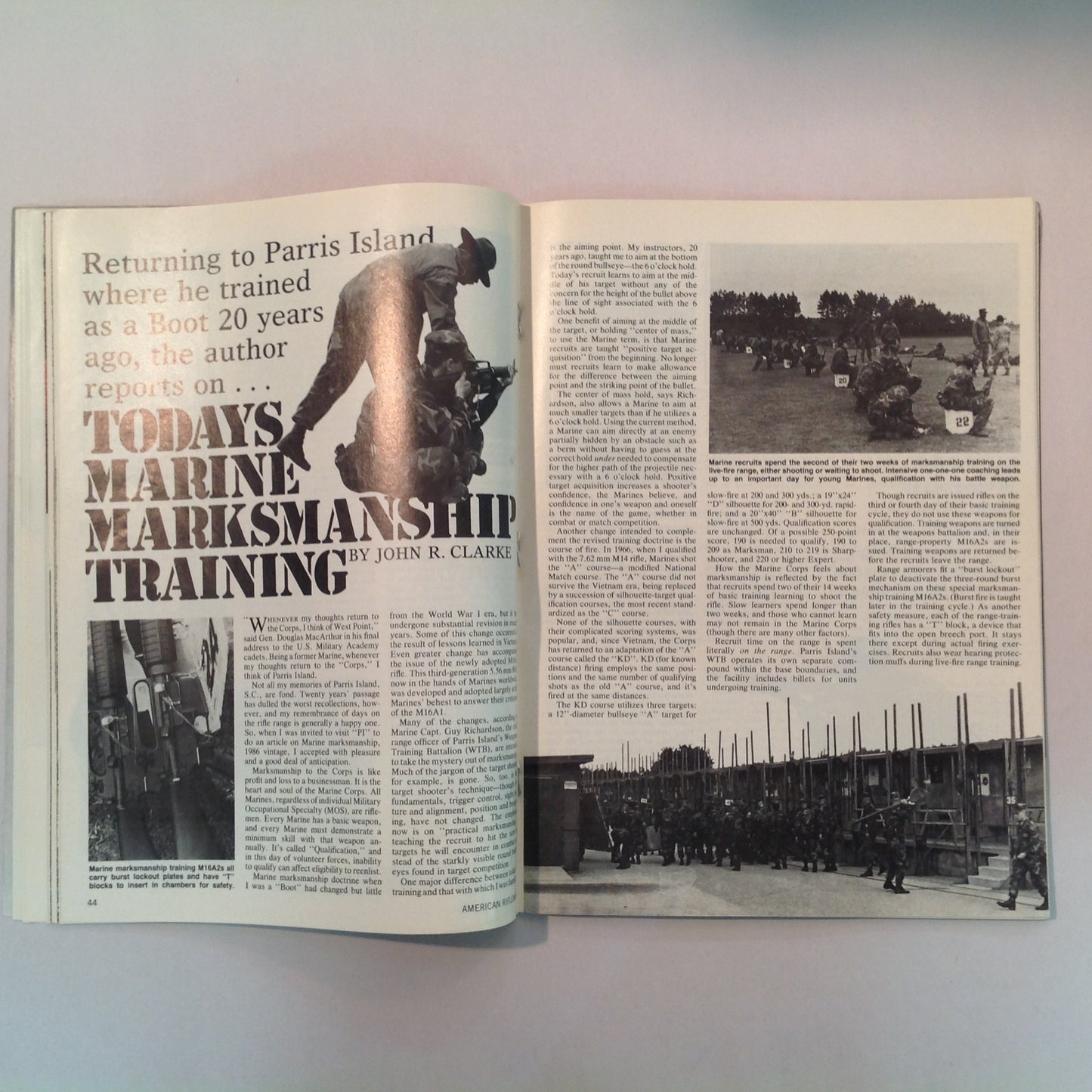 Vintage Sep 1986 American Rifleman Magazine Exploded Views: Colt 1902 Marine Marksmanship Muzzleloading Shotgunning