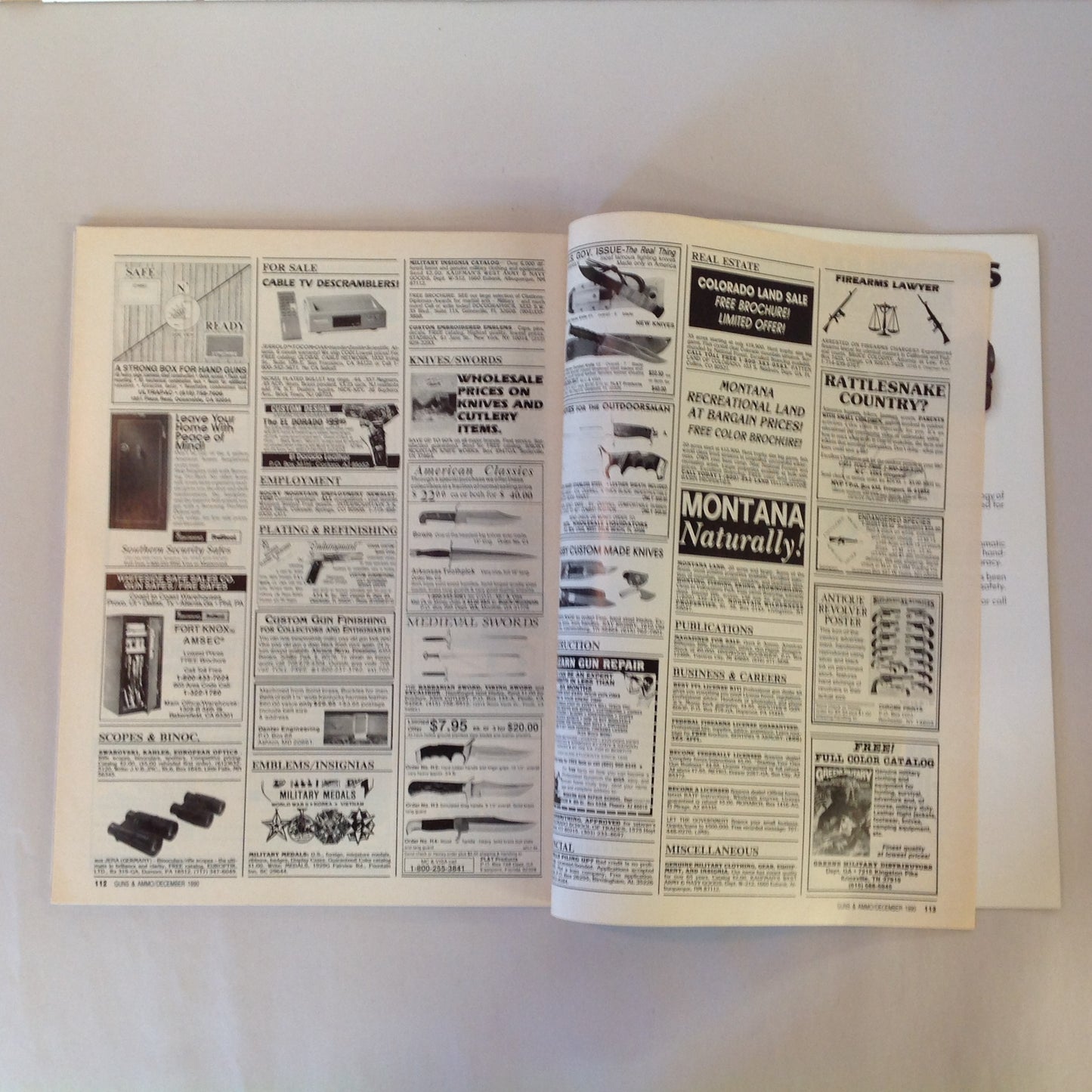 Vintage Dec 199 Guns & Ammo Magazine Exclusive Report: Top 10 Handguns