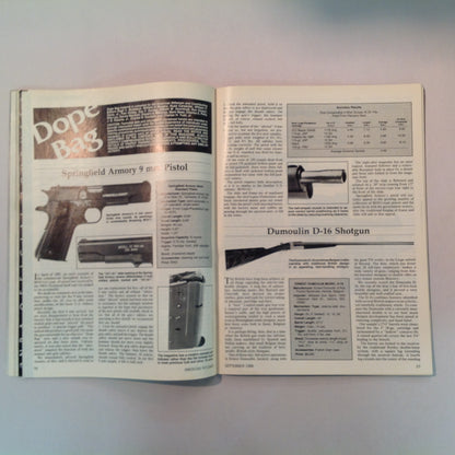 Vintage Sep 1986 American Rifleman Magazine Exploded Views: Colt 1902 Marine Marksmanship Muzzleloading Shotgunning