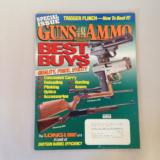 Vintage May 1998 Guns & Ammo Magazine 40th Anniversary Special Issue Best Buys: Quality Price Utility