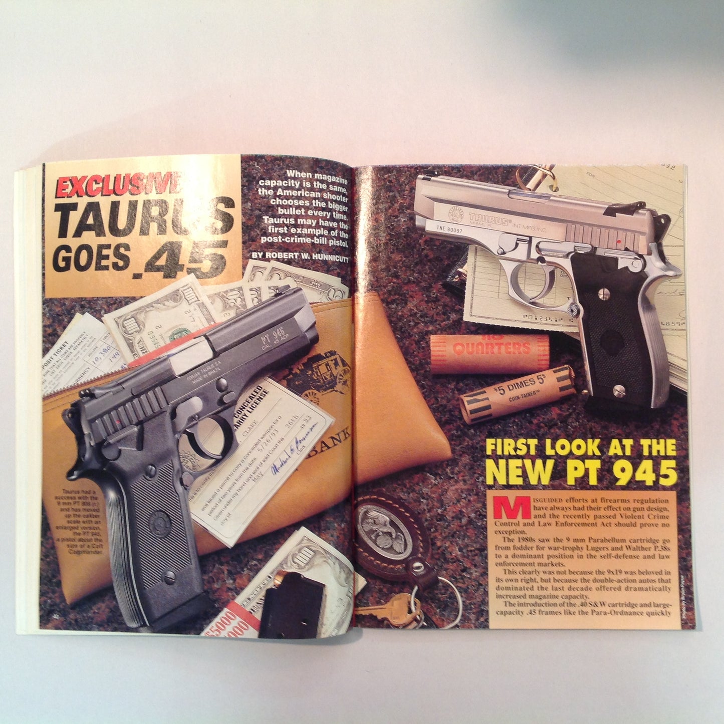 Vintage Nov/Dec American Rifleman Magazine Taurus Goes .45 ACP .30-06 Cartridge Shotgun For a Princess Camp Perry Report